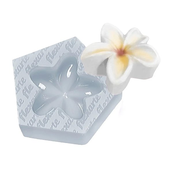 Molde de Silicone Flor de Jasmim 1000 - Flexarte