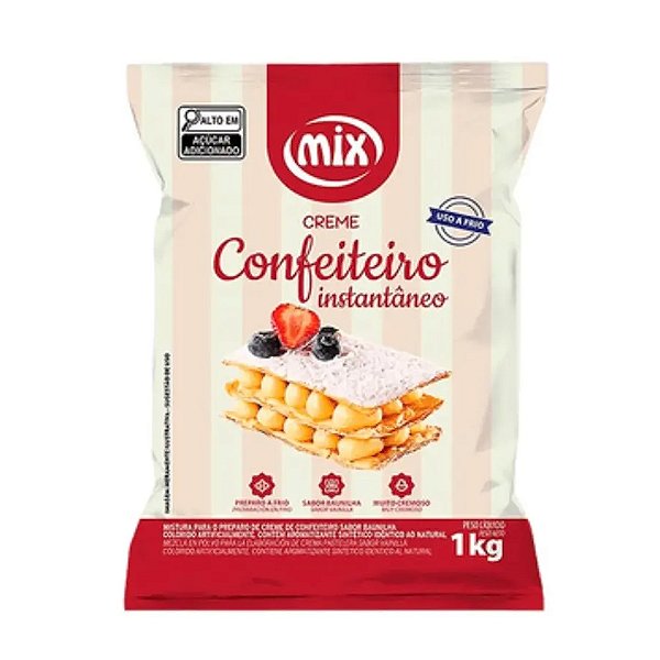 Creme de Confeiteiro Instantâneo Baunilha - Mix