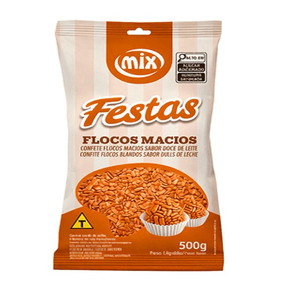 Flocos Macios Doce de Leite 500g - Mix