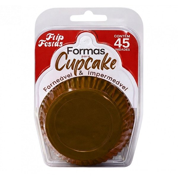 Forma Cupcake Marrom 45un - Flip