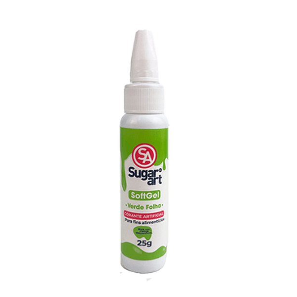 Corante Soft Gel Verde Folha 25g - Sugar Art