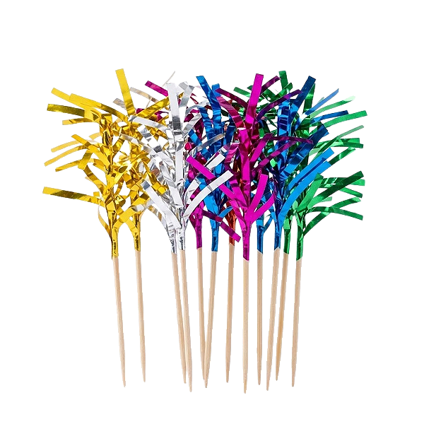 Palito para Decoração 12un - Silver