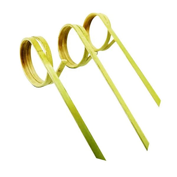 Palito Bambu Para Petisco 9cm 50un - Silver