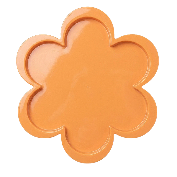 Bandeja Floratta Laranja Claro 25cm - Festplastik