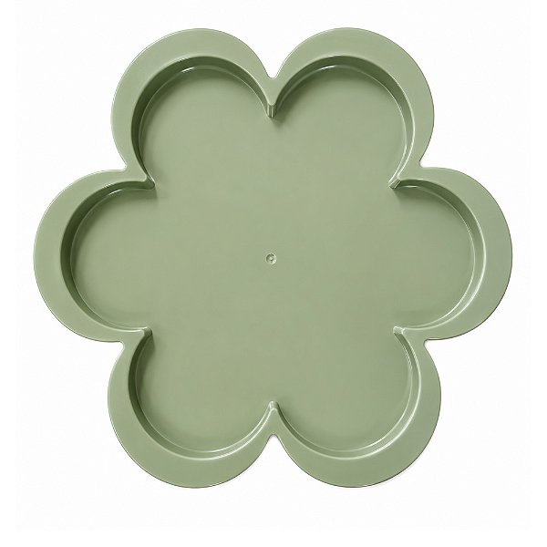Bandeja Floratta Verde Menta 25cm - Festplastik