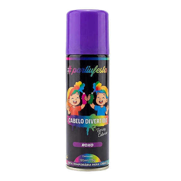 Tinta Para cabelo Roxo 120ml - Partiu Festa