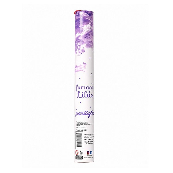 Fumaça Lilás 22cm - Partiu Festa