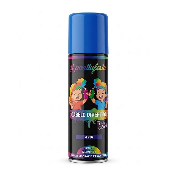 Tinta Para Cabelo Azul 120ml - Partiu Festa