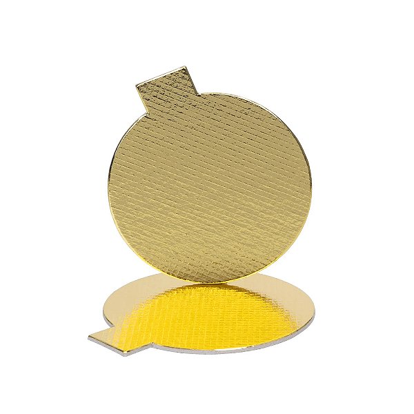 Base Para Doces Redonda Ouro 7,5cm 25un - Stalden