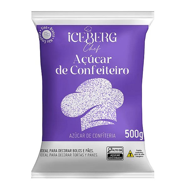 Açúcar de Confeiteiro 500g - Iceberg