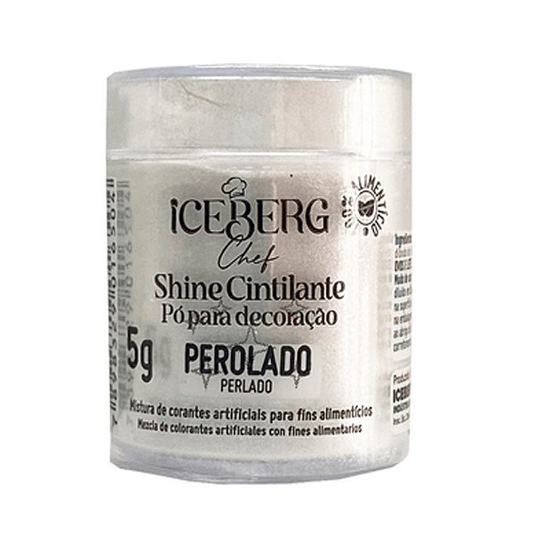 Pó Para Decoração Cintilante Perolado 5g - Iceberg
