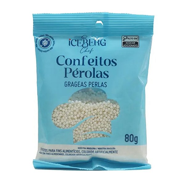 Confeito Perolado 80g - Iceberg