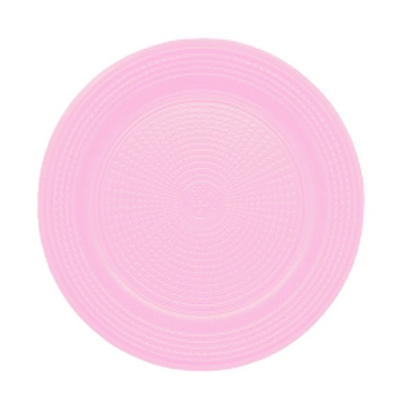 Prato Rosa Candy 15cm 10un - Trik Trik