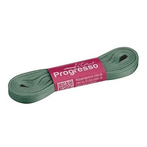 Fita Cetim Número 1 Verde Oliva 10m - Progresso