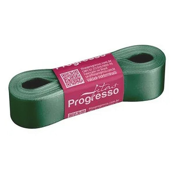 Fita Cetim Número 7 Verde Oliva 10m - Progresso