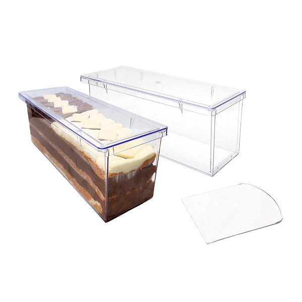 Cake Box Bolo Fatia Com Tampa e Espátula - Lcs Toys