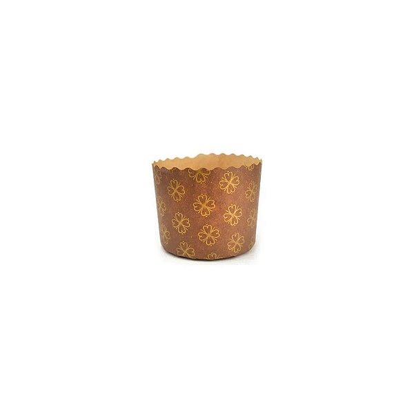 Forma Panetone Marrom 250g 10un - Ultrafest