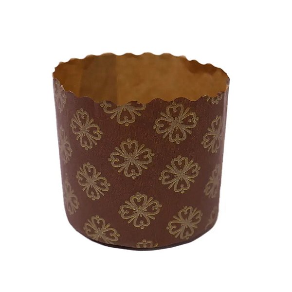 Forma Panetone Marrom 100g 10un - Ultrafest
