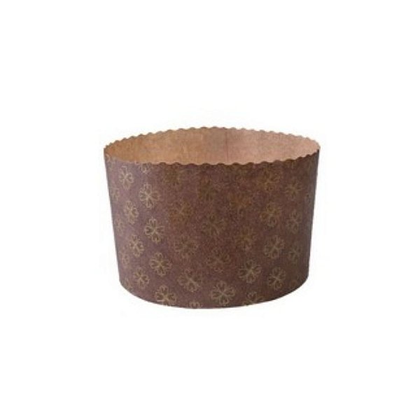 Forma Panetone Marrom 500g 10un - Ultrafest