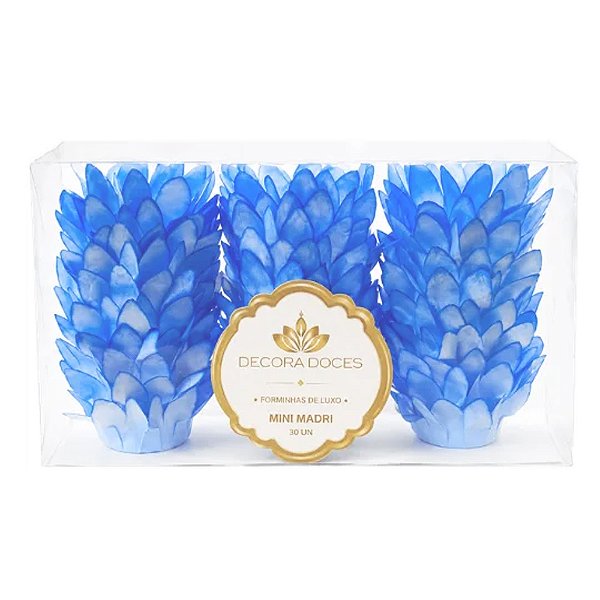 Forminha Mini Madri Azul Claro 30un - Decora Doces