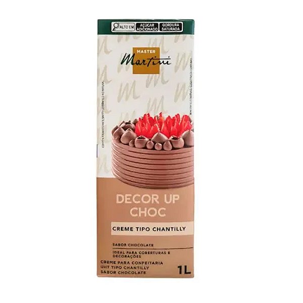 Chantilly Decor Up Chocolate 1l - Master martini