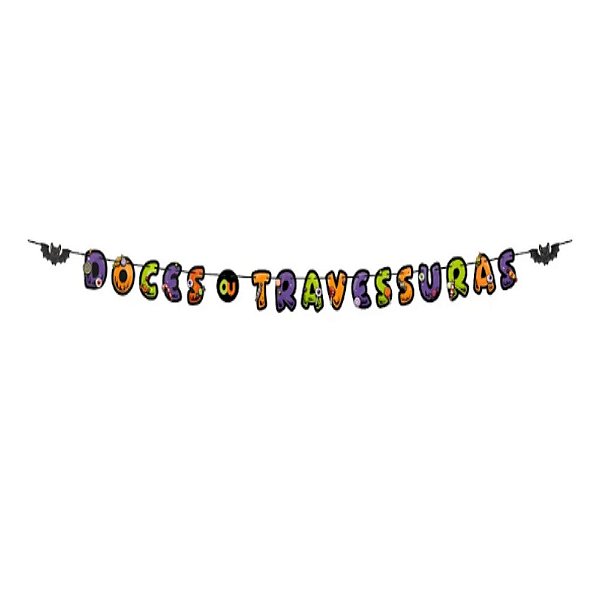 Faixa Doces Ou Travessuras Infantil - Regina