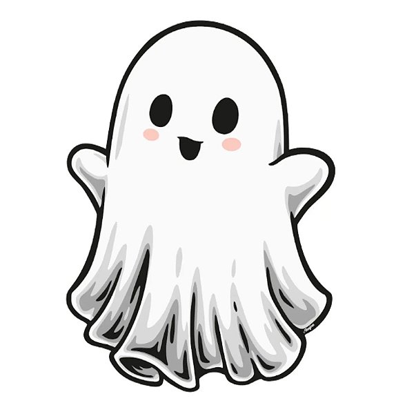 Personagem Decorativo Fantasminha Halloween Infantil - Regina