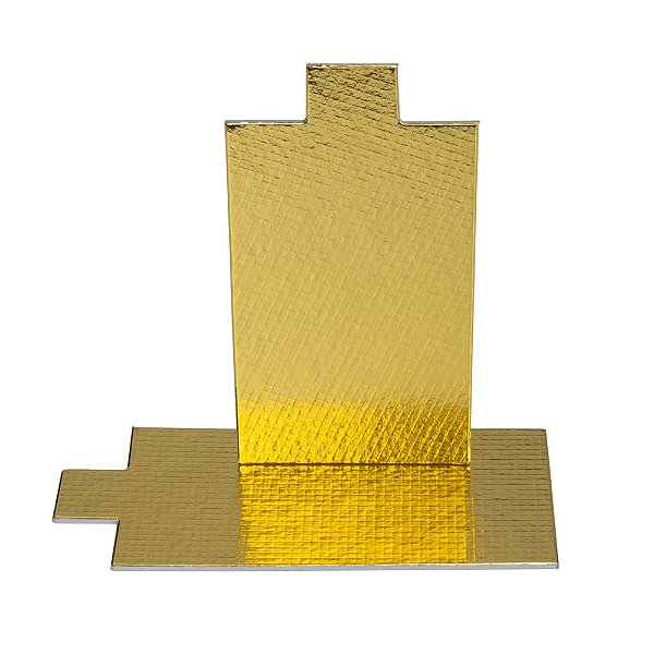 Base Para Doces Retangular Ouro 10x5,5cm 25un - Stalden