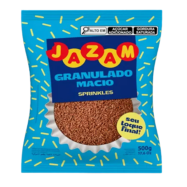 Granulado Macio Chocolate 500g - Jazam