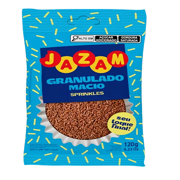 Granulado Macio Chocolate 120g - Jazam