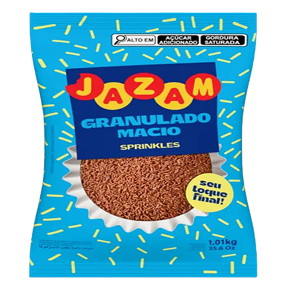 Granulado Macio Chocolate 1kg - Jazam