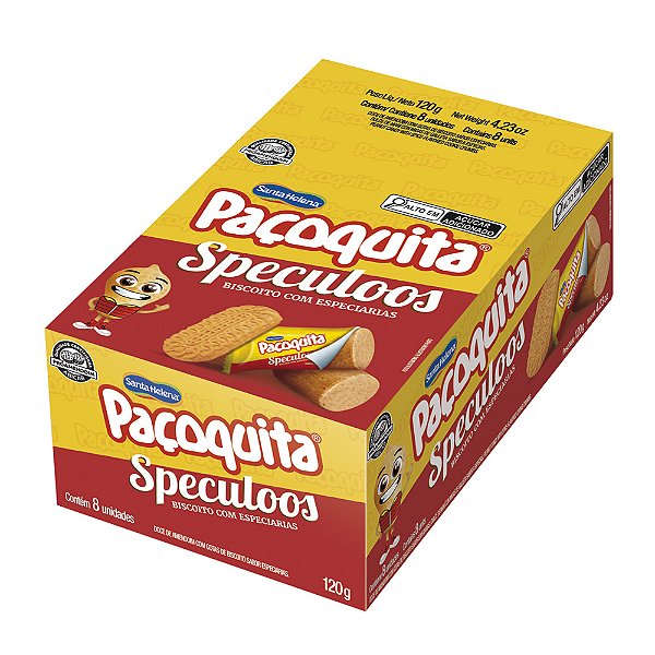 Paçoquita Speculoos 120g - Santa Helena