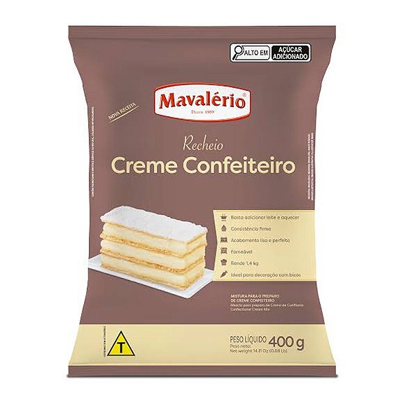 Creme de Confeiteiro 400g - Mavalério