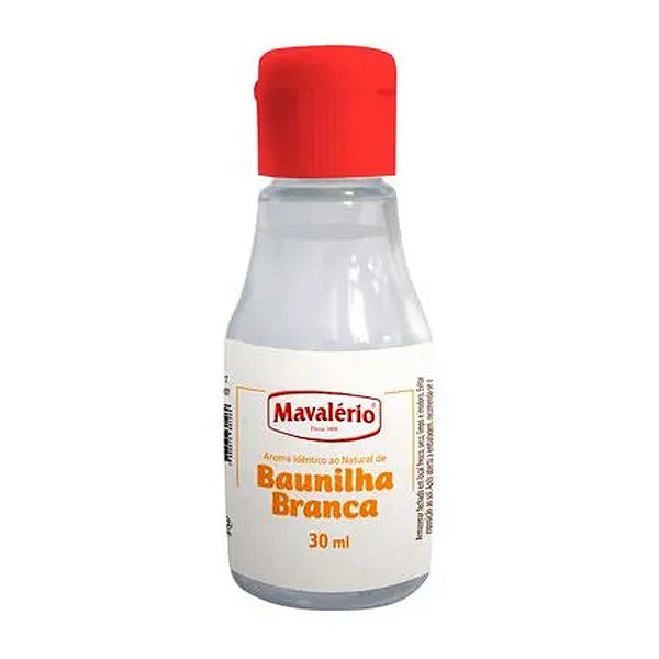 Aroma de Baunilha Branca 30ml - Mavalério