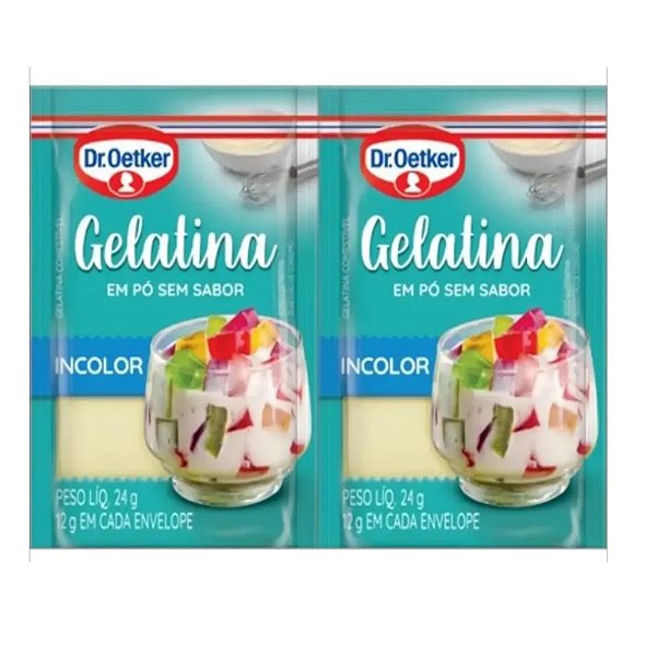 Gelatina Incolor 24g - Dr Oetker