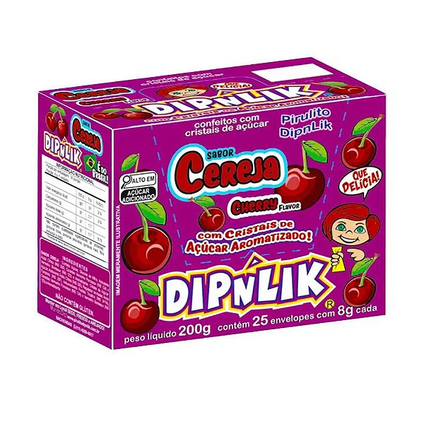 Dipnlik Cereja 8g 25un - Nutricandy