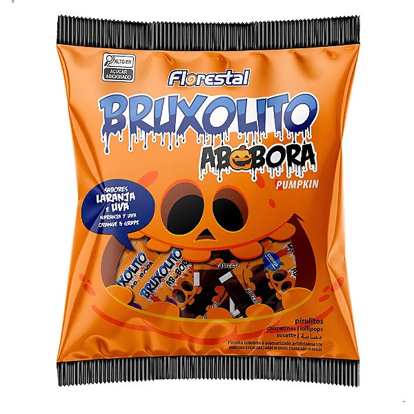 Pirulito Bruxolito Abóbora 500g - Florestal