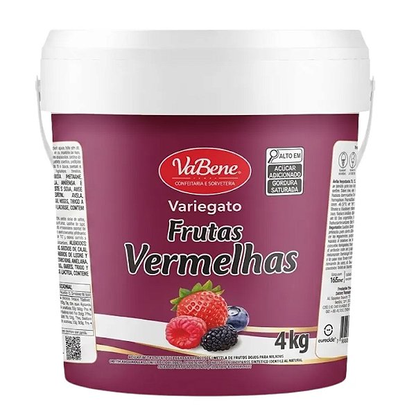 Variegato Frutas Vermelhas 4kg - Vabene