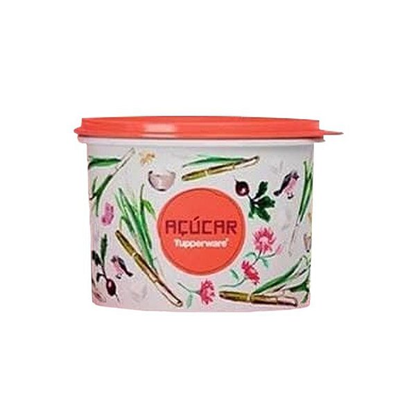 Tupperware Caixa Açúcar Floral 1,4 Lts