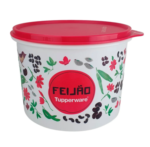 Tupperware Tupper Caixa para Feijão Floral 2kg