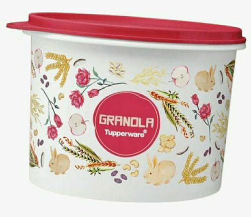 Tupperware Caixa Granola Floral 1,7 L
