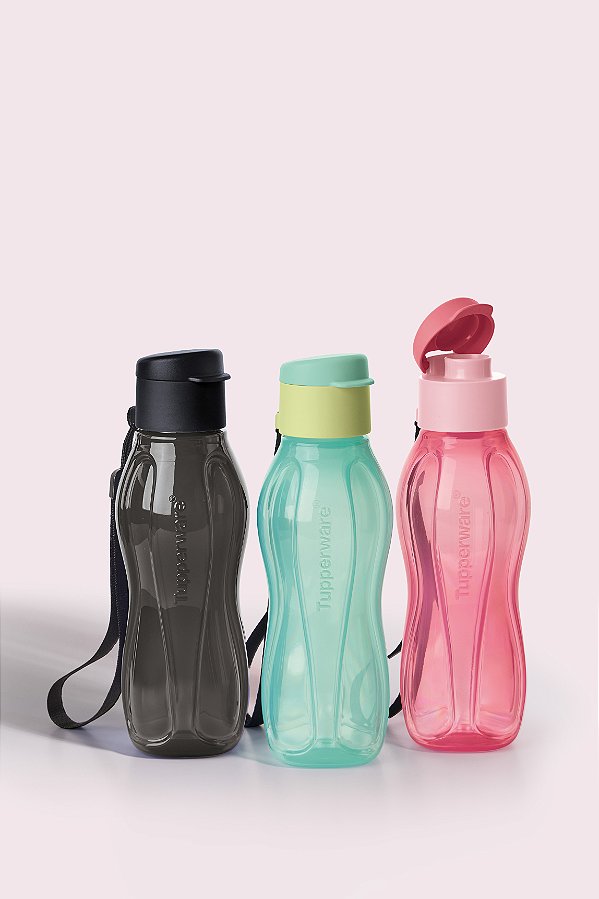 Tupperware Kit Garrafa Eco Tupper 310 ml - 3 peças
