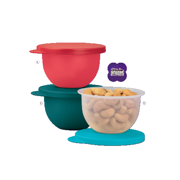 Tupperware Kit Tigela Murano 200ml - 3 peças