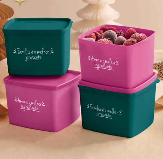 Tupperware Kit Jeitosos 800 ml - 3 peças