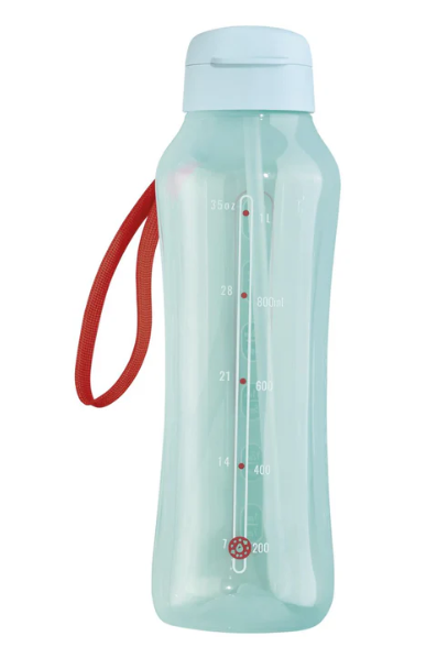 Garrafa Aquavibe Tupperware com Canudo 1,2 Litros - Aquamarine
