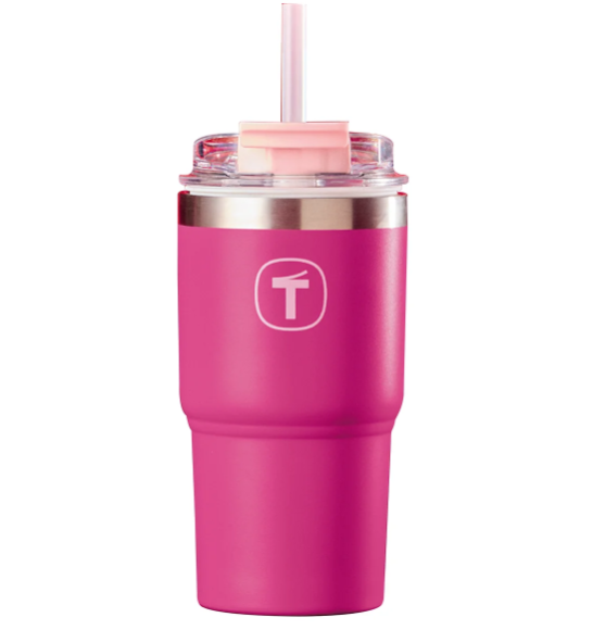 Tupperware Copo Térmico Big T com Canudo 630 ml Rosa