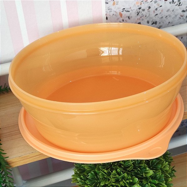 Tupperware Tigela Classic 1,4 Litros Laranja