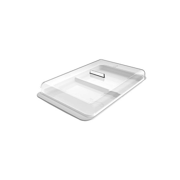 Porta Frios com Tampa Transparente - Linha Break