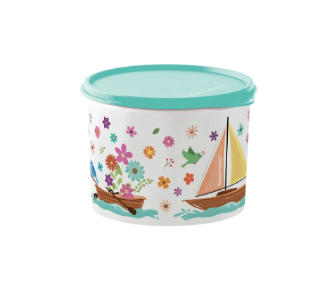 Tupperware Redondinha Mar de Flores 500 ml