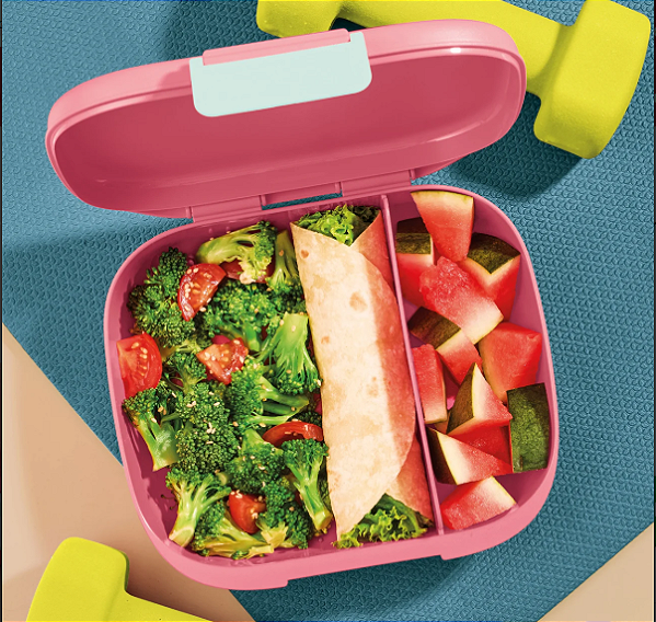 Tupperware Porta Lanche Descomplica Rosa